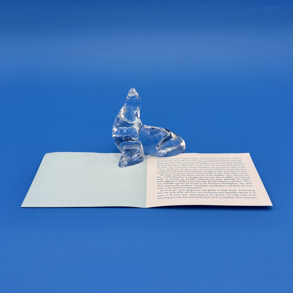Set Of 5 Franklin Mint Crystal Sea Sculpture Collection By Richard Ellis