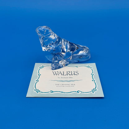 Set Of 5 Franklin Mint Crystal Sea Sculpture Collection By Richard Ellis