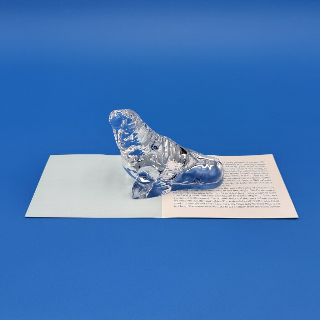Set Of 5 Franklin Mint Crystal Sea Sculpture Collection By Richard Ellis