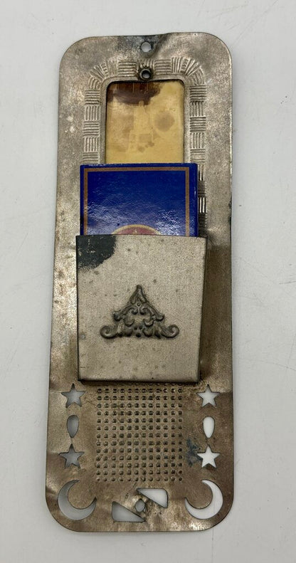 Vtg. Tin Box and 2 Vtg. Tin Match Safes /j