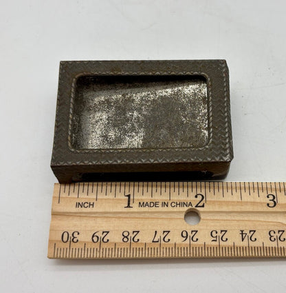 Vtg. Tin Box and 2 Vtg. Tin Match Safes /j