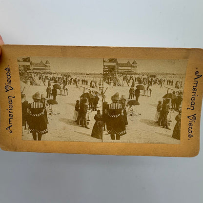 Set Of 38 Antique Stereoview Cards Early 20th Century USA Scenery Real Photos /cb