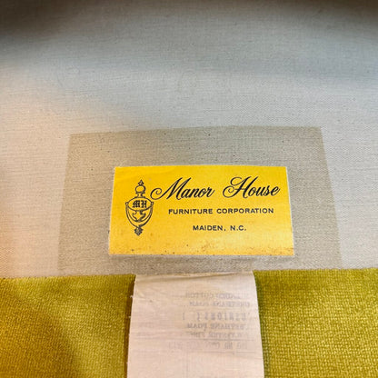 Yellow Tufted Velvet Manor House Upholstered Armchair