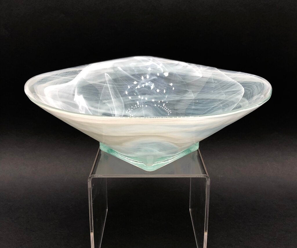 Vidrios San Miguel Recycled Blown Glass Decorative Bowl /b