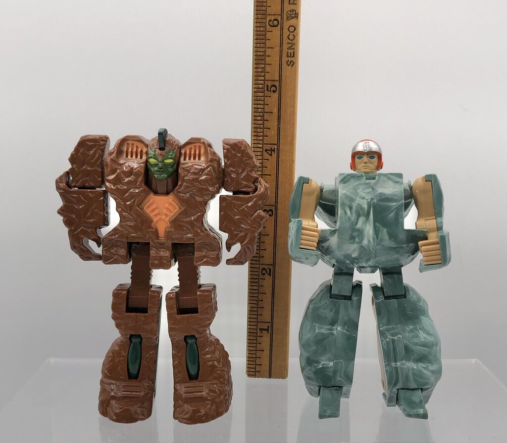 2 Bandai Tonka 1985 GoBots Rock Lords Action Figures /b