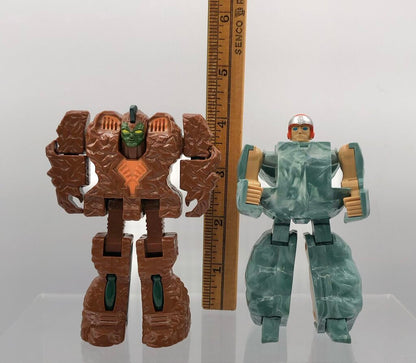 2 Bandai Tonka 1985 GoBots Rock Lords Action Figures /b