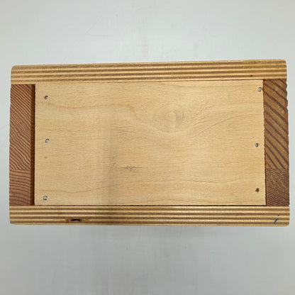 Unique Vintage Handmade Child’s Wooden Toy Toaster w/Wood Toast Slices /cb