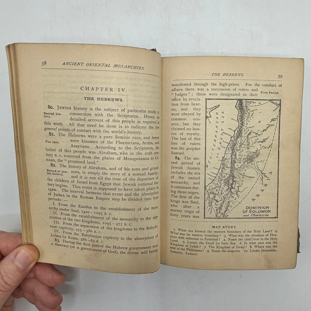Outlines Of The World’s History Ancient, Medieval, and Modern By William Swinton 1874 Antique Hardcover Book /cb