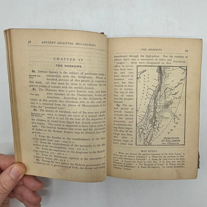 Outlines Of The World’s History Ancient, Medieval, and Modern By William Swinton 1874 Antique Hardcover Book /cb
