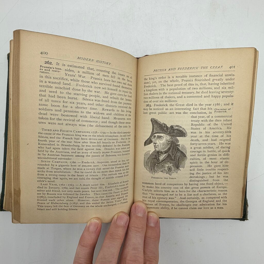 Outlines Of The World’s History Ancient, Medieval, and Modern By William Swinton 1874 Antique Hardcover Book /cb