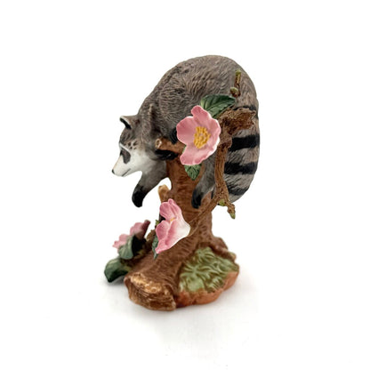VTG Lenox Twilight Mischief Racoon Porcelain Figurine 1990