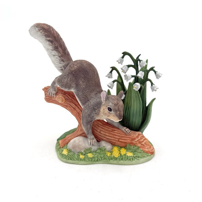 VTG Lenox Friendly Frolic Gray Squirrel Porcelain Figurine 2002