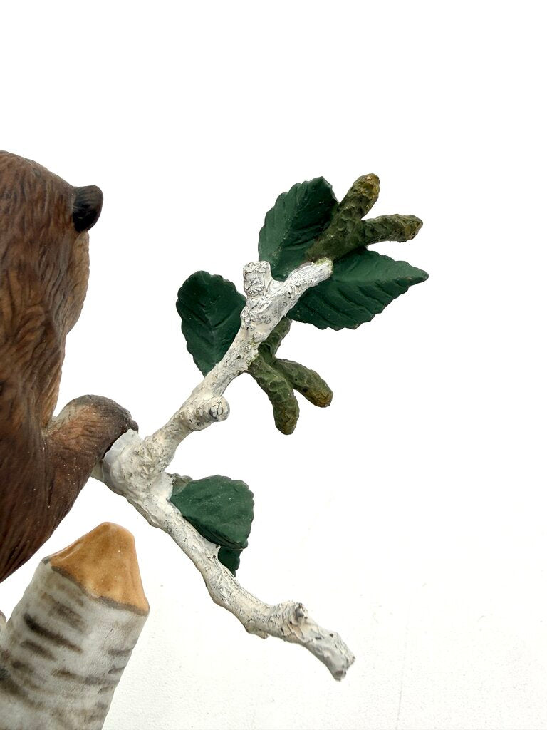 VTG Lenox Woodland Worker American Beaver Porcelain Figurine 1994