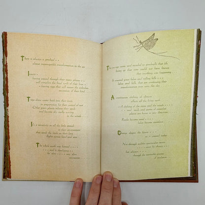 Gwen Frostic “Beyond Time” 1971 Hardcover Book Signed First Edition Michigan Nature Art & Poetry /cb
