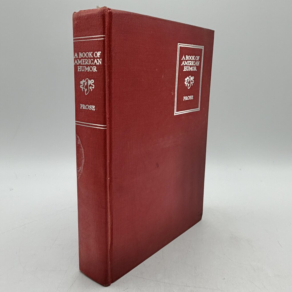 A Book of American Humor Prose 1907 Duffield & Company Twain Ade Nye Antique Hardcover Book /cb