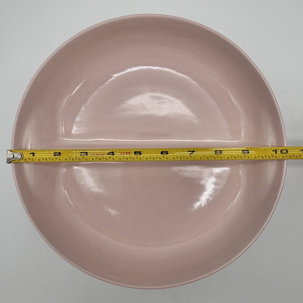 Vintage Iroquois Casual China By Russel Wright Sherbet Pink Divided Serving Bowl 10” /cb