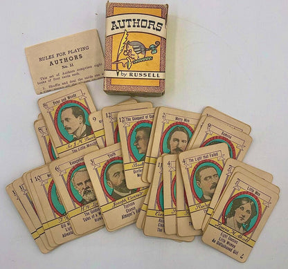 1930s Russel Leicester Library Of Games Set Of Card Games /b