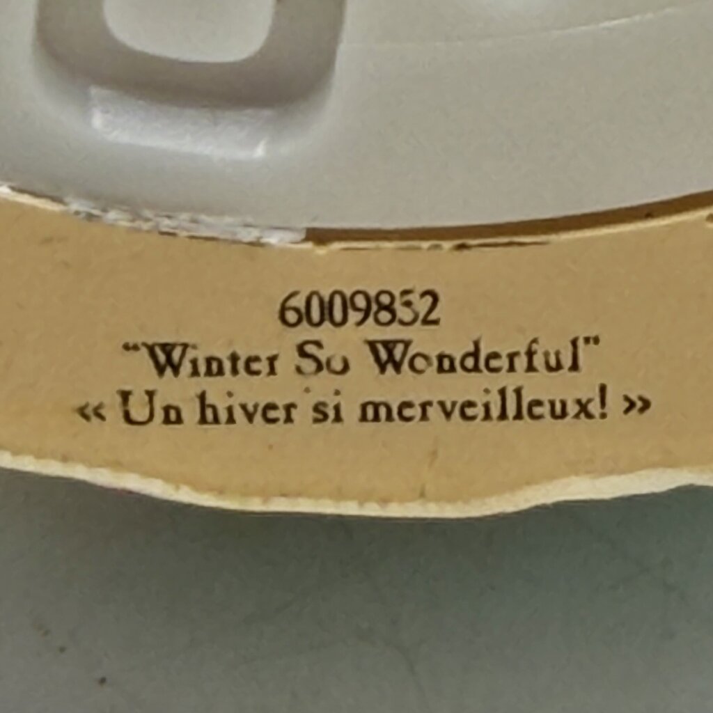Jim Shore Heartwood Creek 2021 Winter So Wonderful 6009852 Snowman LED Lighted Rotating 11 Inch Figurine /cb