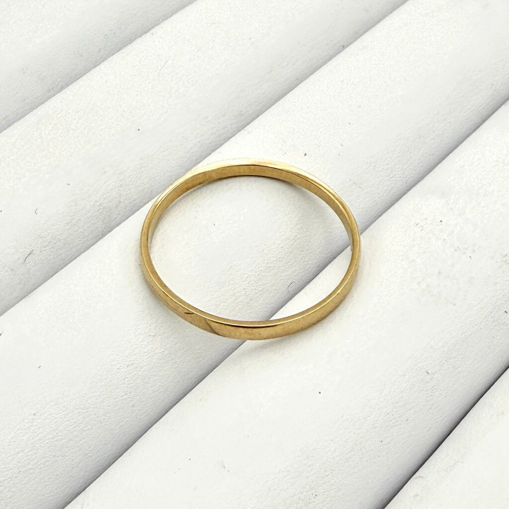 Set of 3 Yellow Gold 14k Wedding Bands w/ Marquise Cut Diamond Engagement Ring
