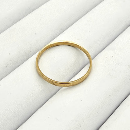 Set of 3 Yellow Gold 14k Wedding Bands w/ Marquise Cut Diamond Engagement Ring