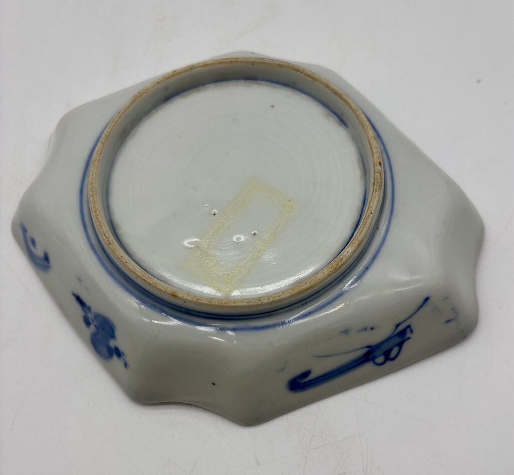 Antique Japanese Imari Hexagonal Dish /j