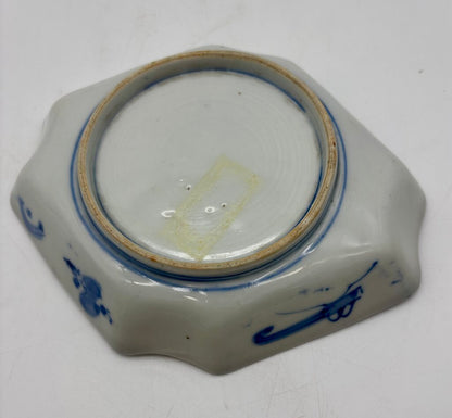 Antique Japanese Imari Hexagonal Dish /j