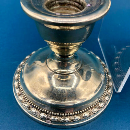1940s La Pierre Weighted Sterling Silver Console Candle Holders Set B /b