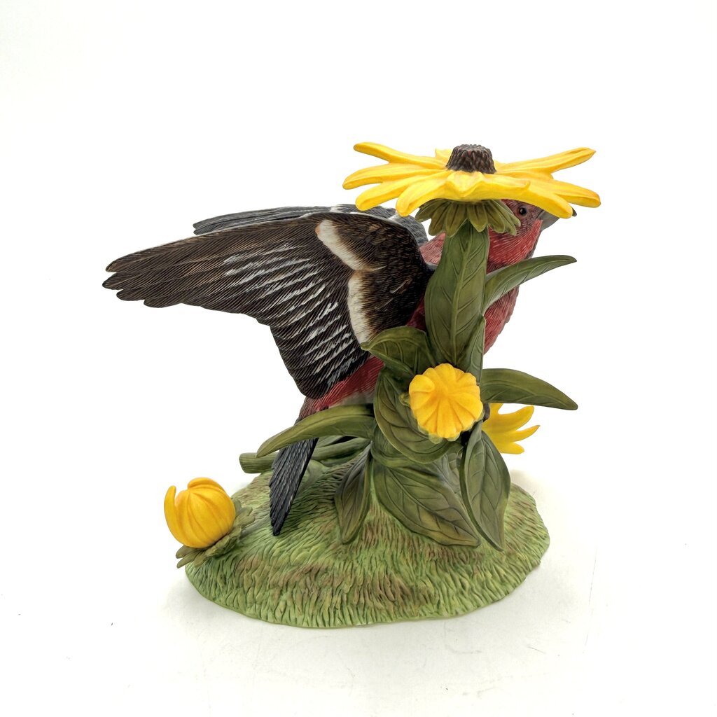 VTG Lenox White Winged Crossbill Porcelain Figurine