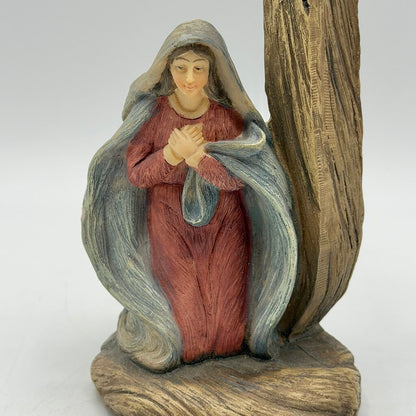 tii Collection J O Y Holy Family Resin 3 Piece Nativity Set /cb