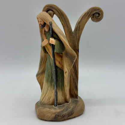 tii Collection J O Y Holy Family Resin 3 Piece Nativity Set /cb
