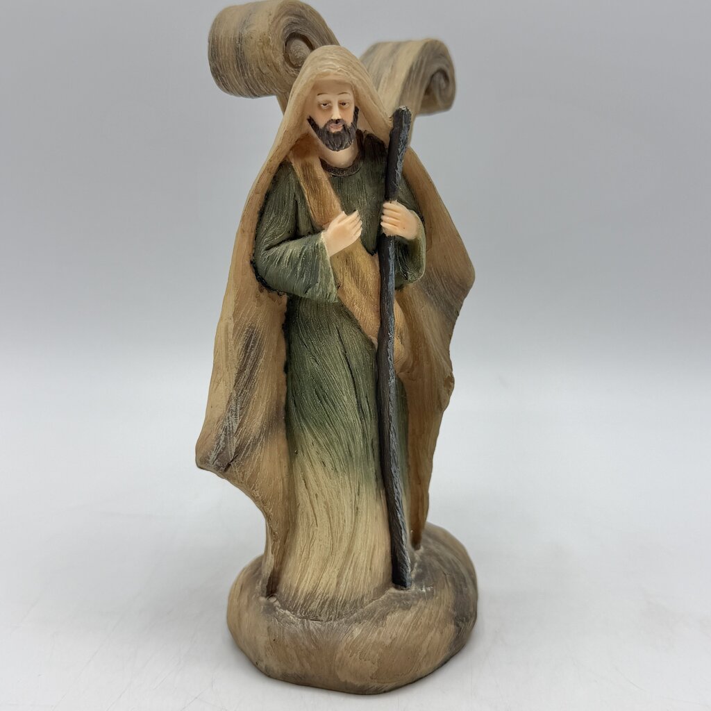 tii Collection J O Y Holy Family Resin 3 Piece Nativity Set /cb