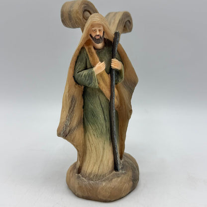 tii Collection J O Y Holy Family Resin 3 Piece Nativity Set /cb