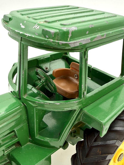 VTG John Deere 1:16 Diecast Farm Tractor w/ Disc Harrow & Manure Spreader