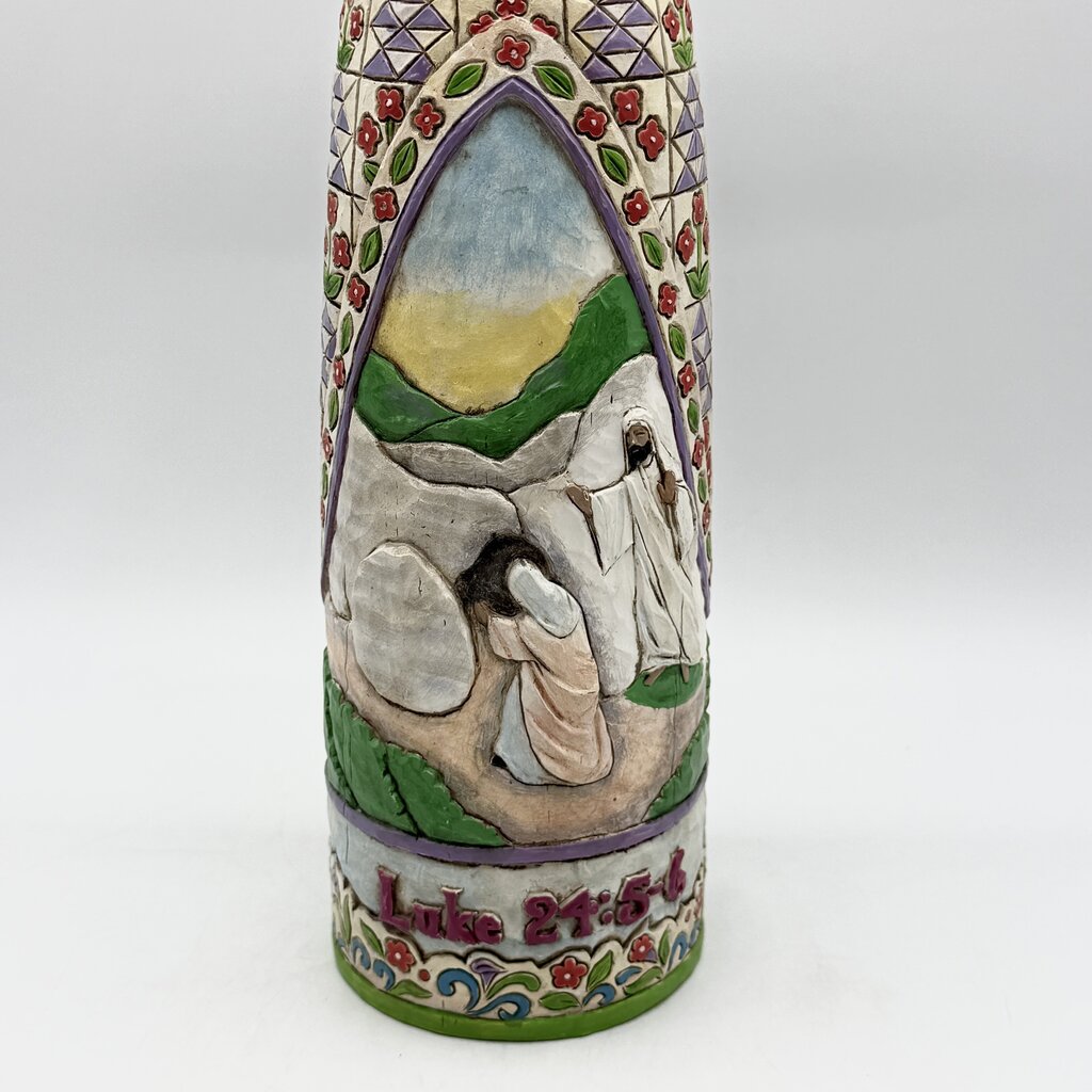 Jim Shore Heartwood Creek 2005 Resurrection Angel Luke 25:5-6 #4004748 /cb