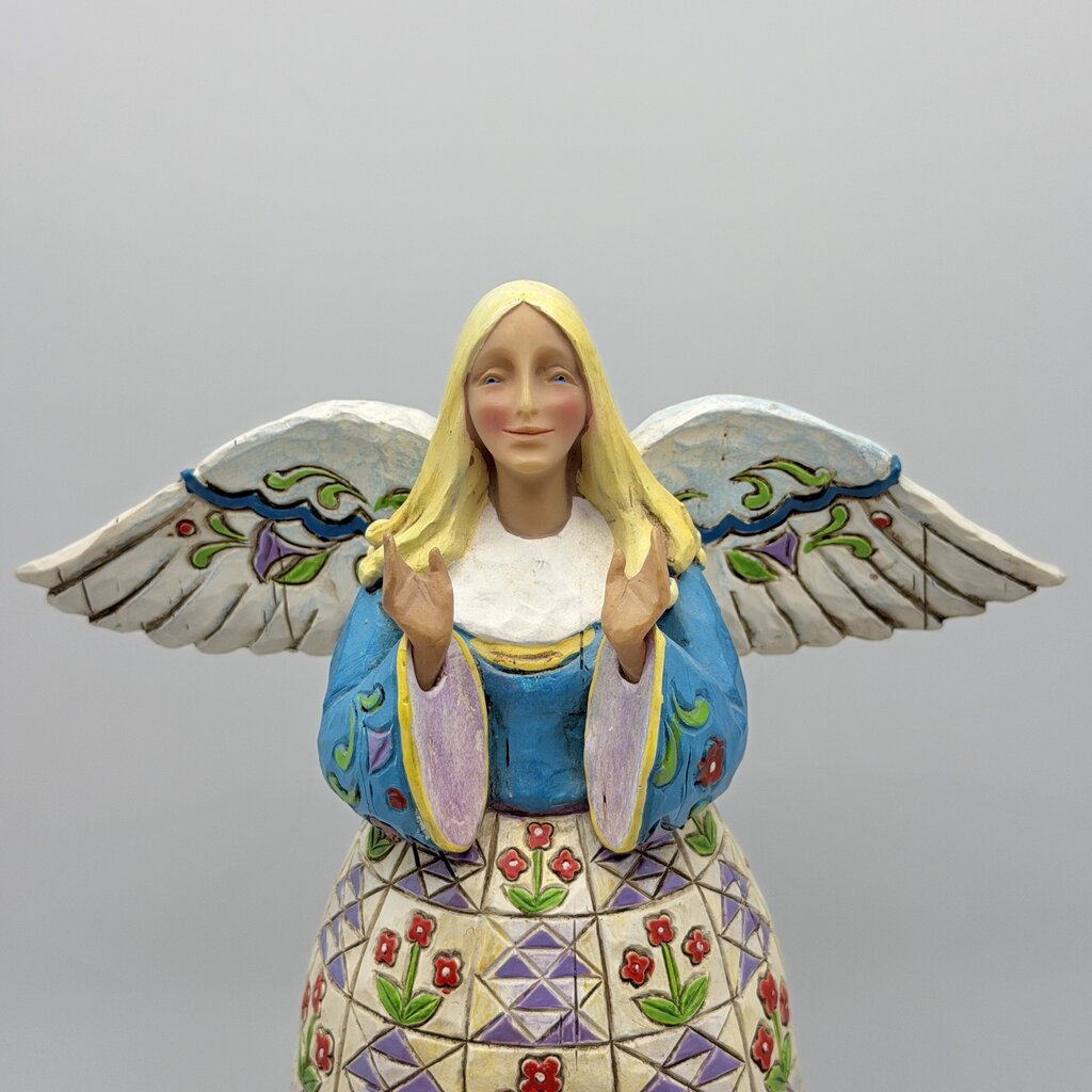 Jim Shore Heartwood Creek 2005 Resurrection Angel Luke 25:5-6 #4004748 /cb