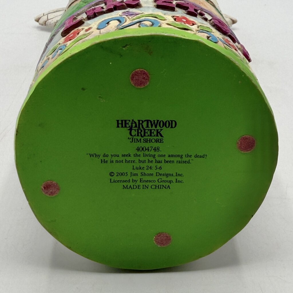 Jim Shore Heartwood Creek 2005 Resurrection Angel Luke 25:5-6 #4004748 /cb