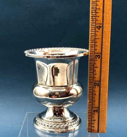 Watson Solid Sterling Silver & Gold Gilt E6 Toothpick Holder /b