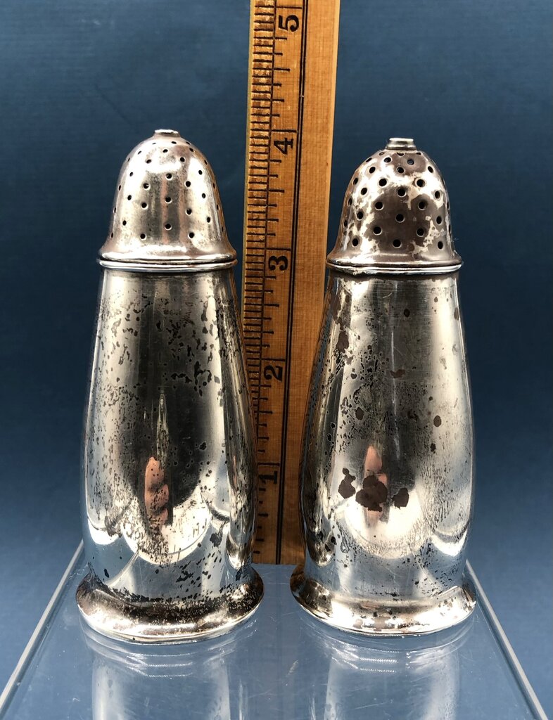 Watson Co. Solid Sterling Silver S&P Shakers /b