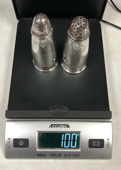 Watson Co. Solid Sterling Silver S&P Shakers /b