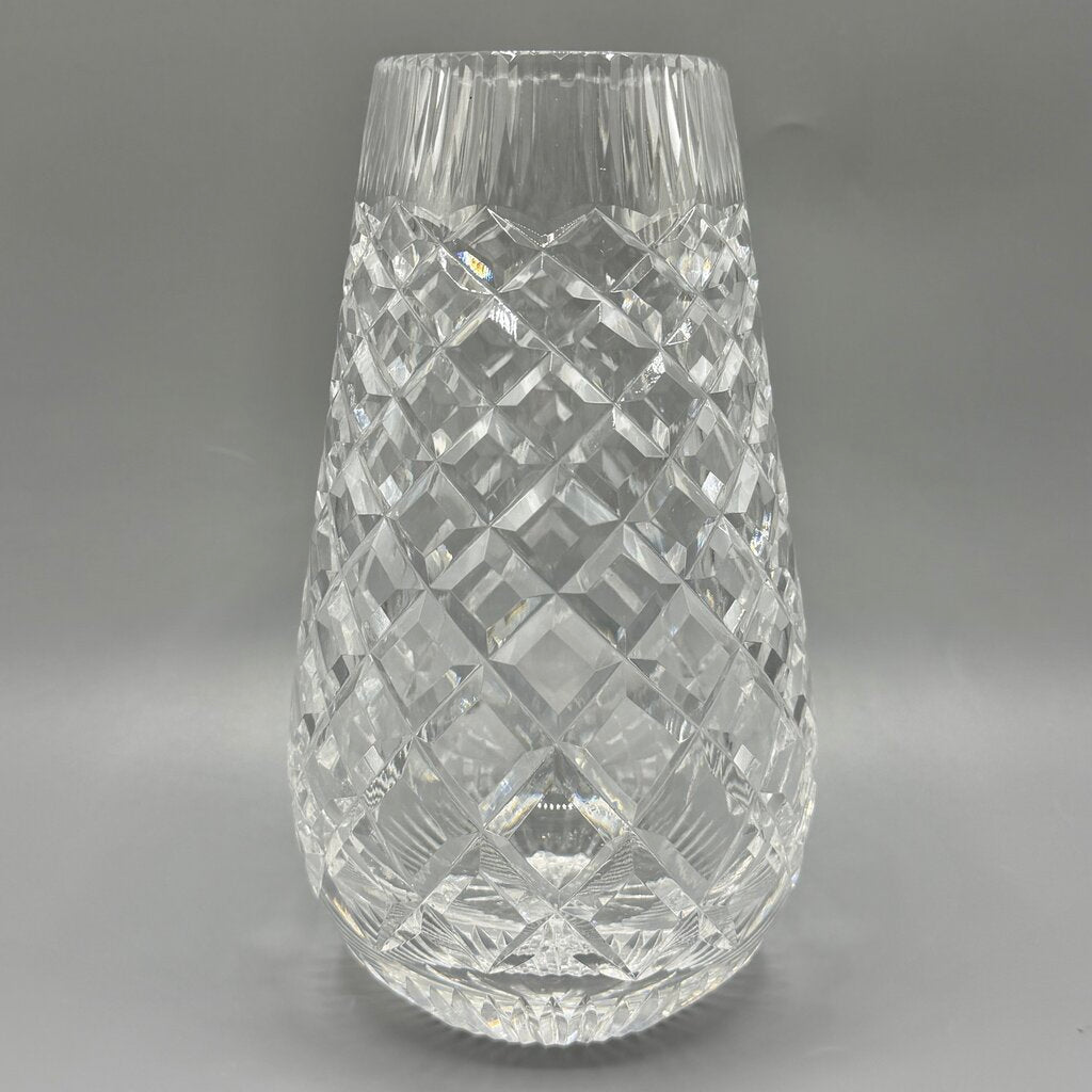 Vintage Waterford Crystal Killeen 7” Flower Vase Made in Ireland /cb