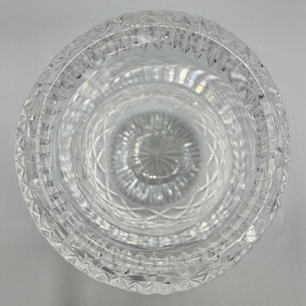 Vintage Waterford Crystal Killeen 7” Flower Vase Made in Ireland /cb