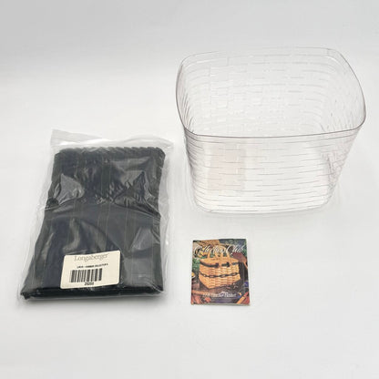 Longaberger 1998 Collectors Club Woven Picnic Basket w/ Wood Lid & Handle
