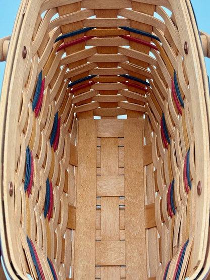 Longaberger 1996 VIP Woven Wood Storage Basket
