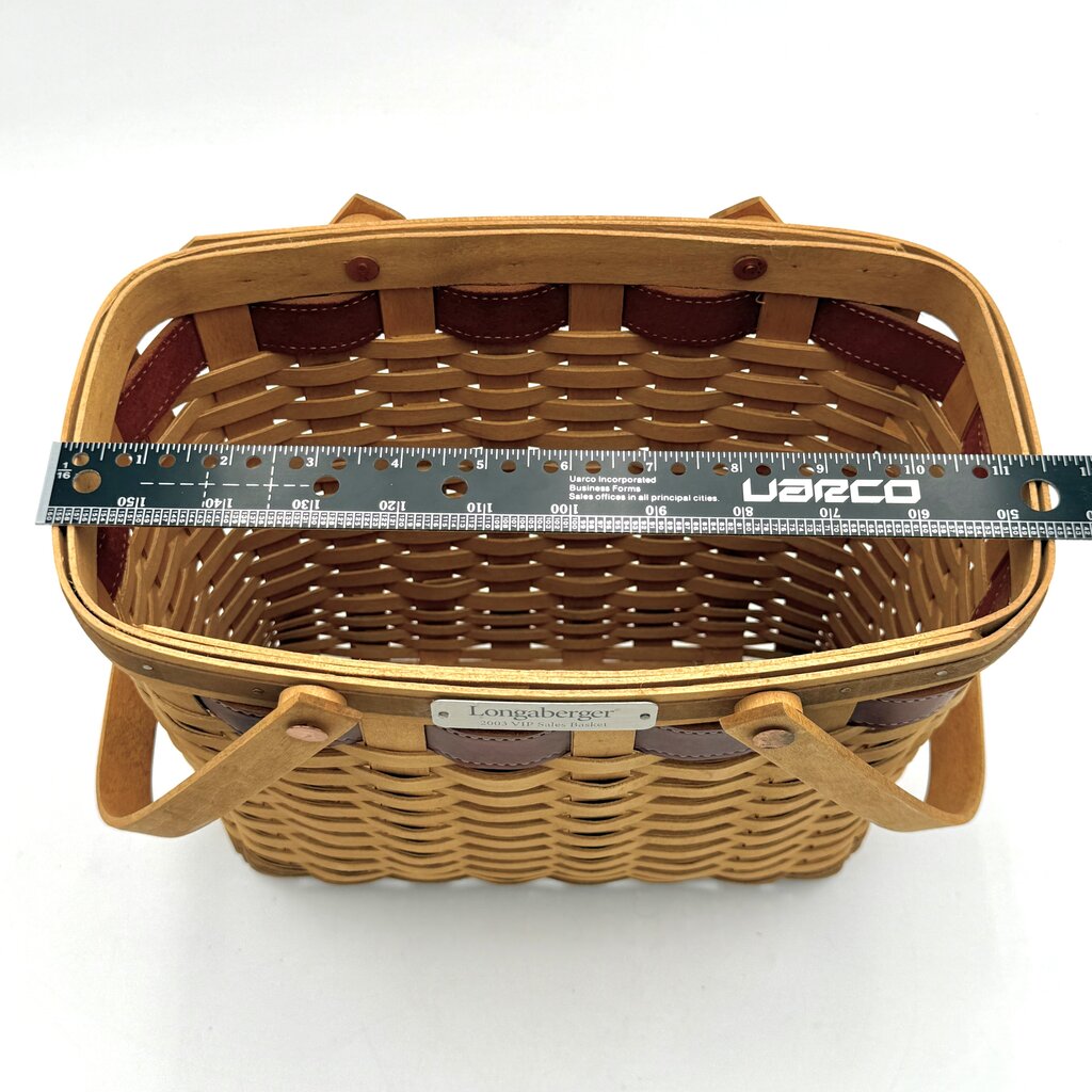 Longaberger 2003 VIP Sales Woven Maple Basket