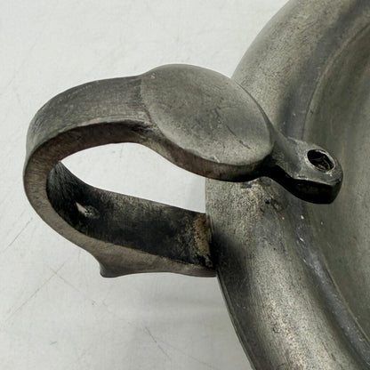 Vintage A.E, Williams English Pewter Chamberstick Candle Holder /cb