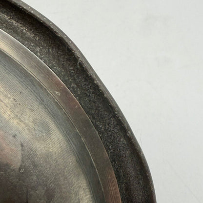 Vintage A.E, Williams English Pewter Chamberstick Candle Holder /cb