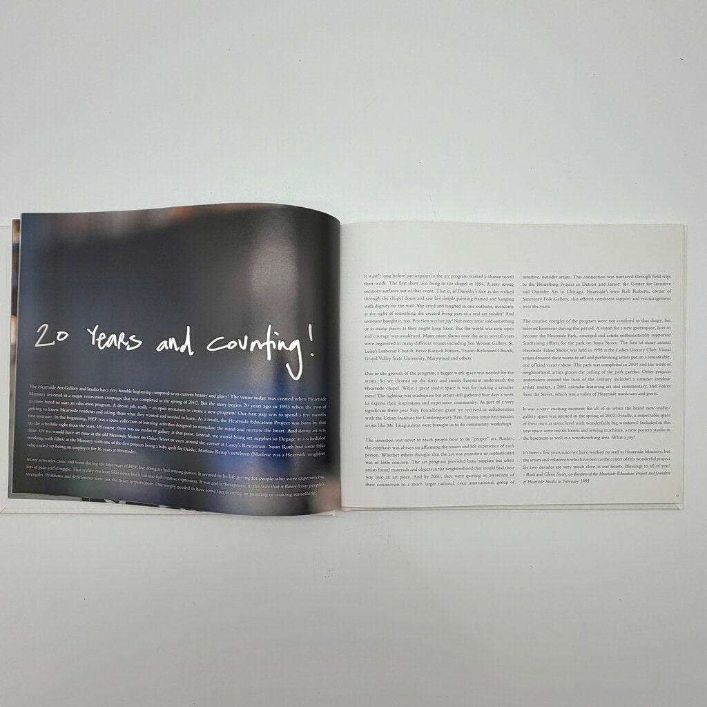 An Irregular Heartbeat Artists of Heartside Gallery & Studio Hardcover Book 2013 /cb