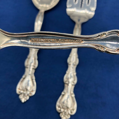 1971 International Silverplate “Interlude” 3pc Serving Utensils /b