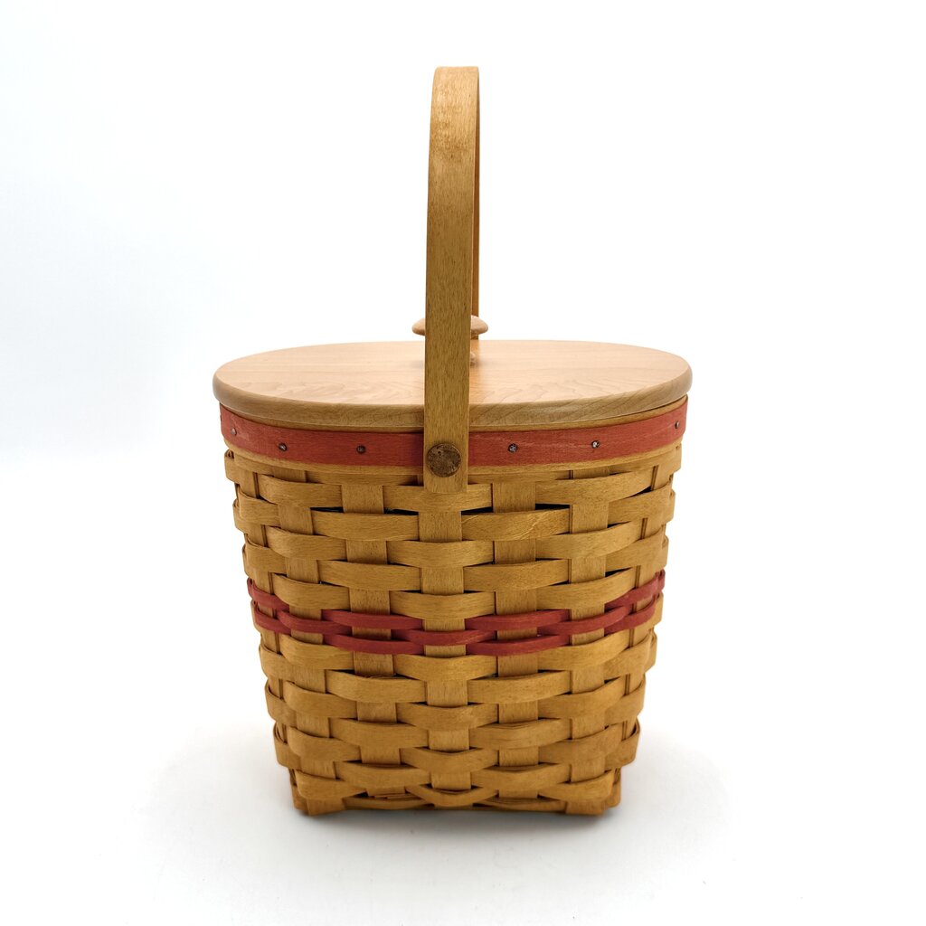 Longaberger 2000 Pink Mother's Day Basket with Lid