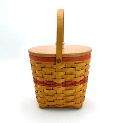 Longaberger 2000 Pink Mother's Day Basket with Lid
